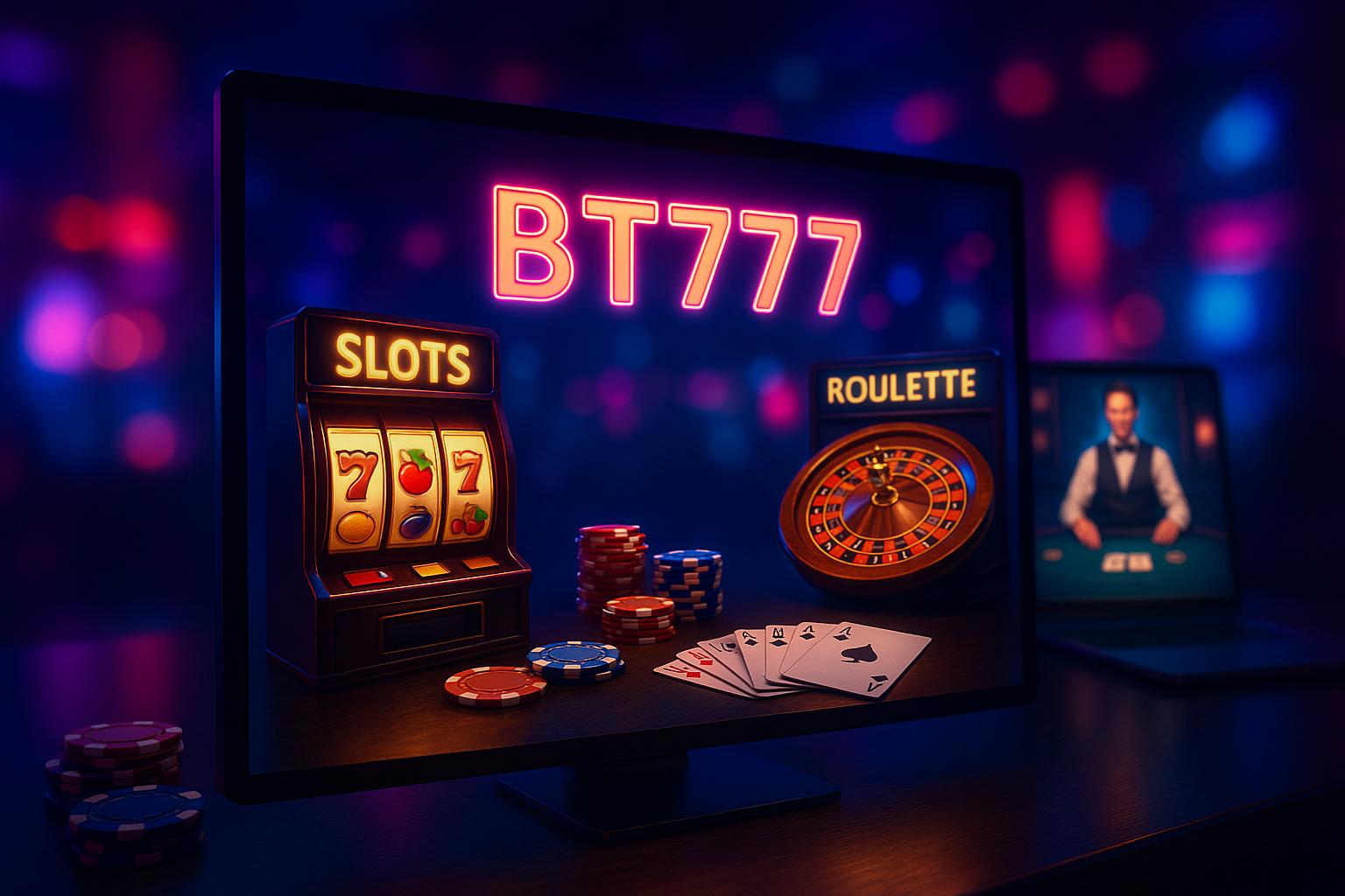 Jogos de cassino online inovadores e emocionantes na BT777