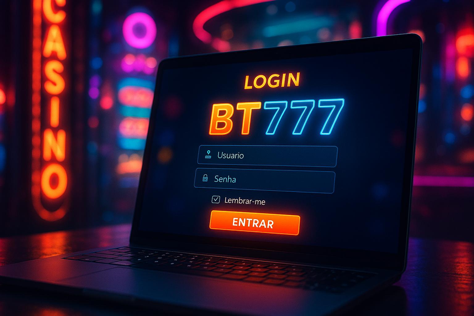 Não Perca tempo, o rRgistro na site BT777