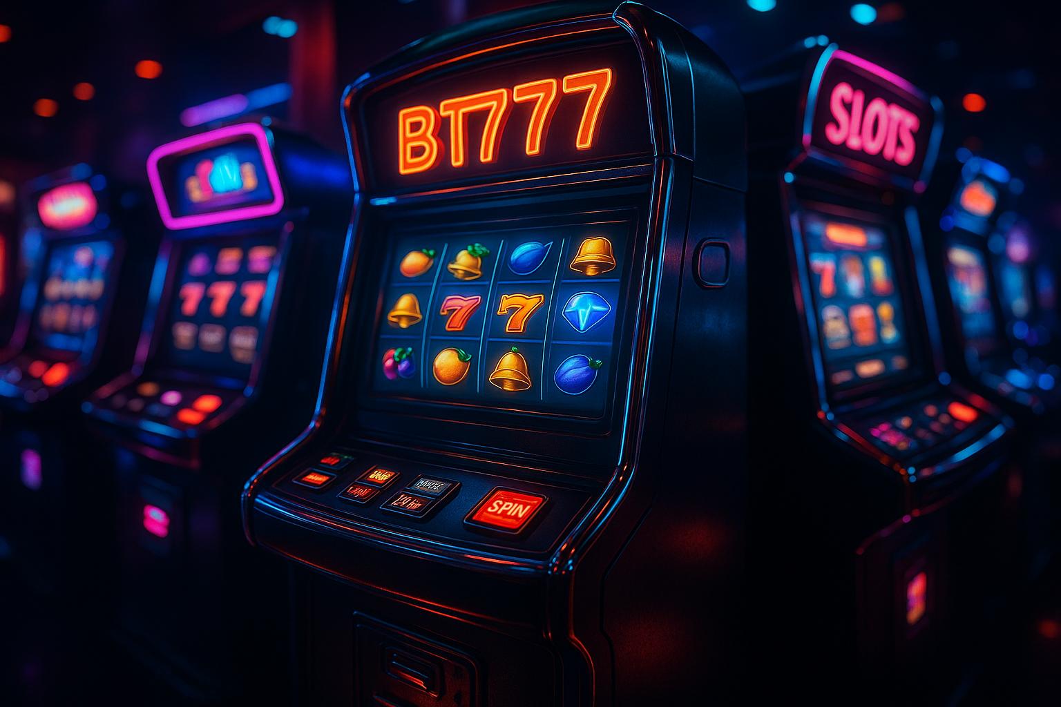 Explore o mundo das slot machines no BT777 Casino